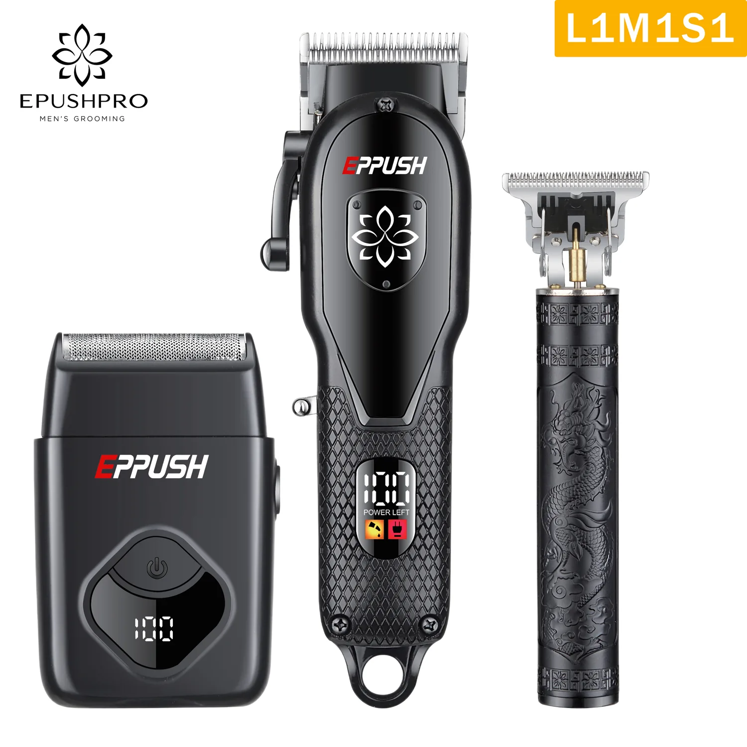 EPUSHPRO L1M1S1 3-in-1 Barber Kit